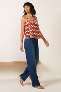 Kinsley Geo Print Top