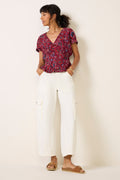 Lilly Waist Pintuck Blouse