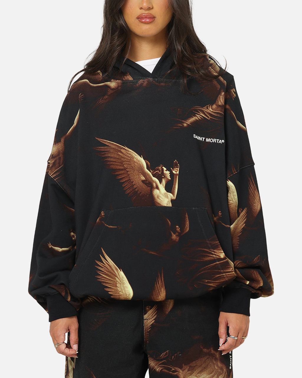Saint Morta Ritual Rapture Hoodie Black/Orange