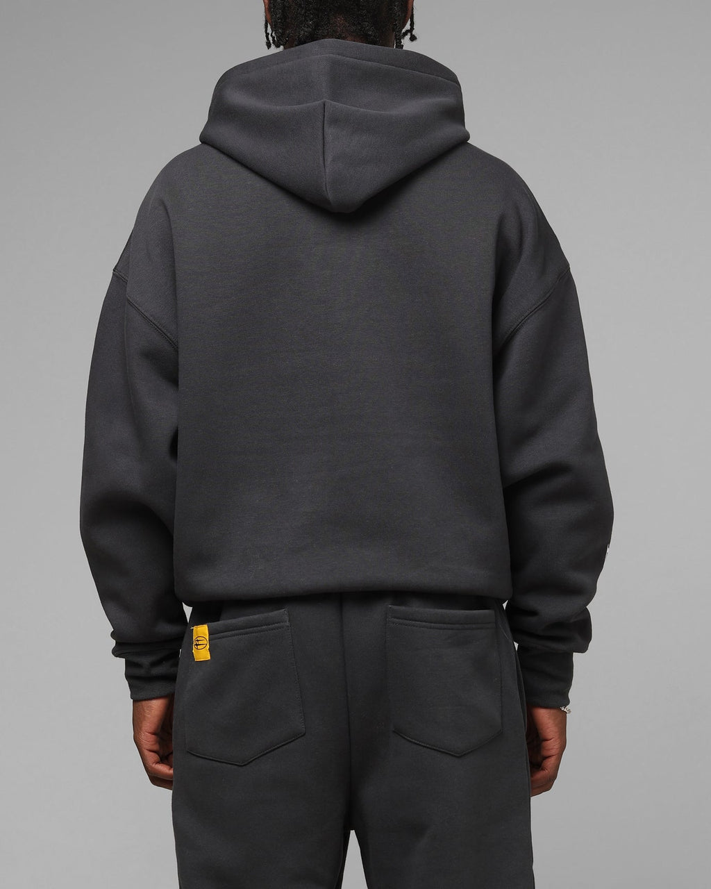 Loiter Hybrid Hoodie Charcoal