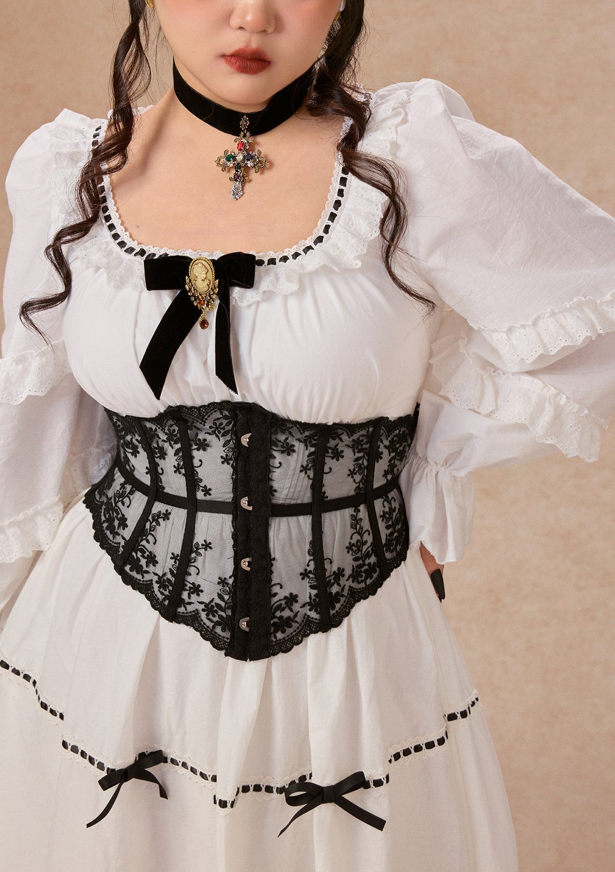 Curve&Plus Ghost Carol Dress
