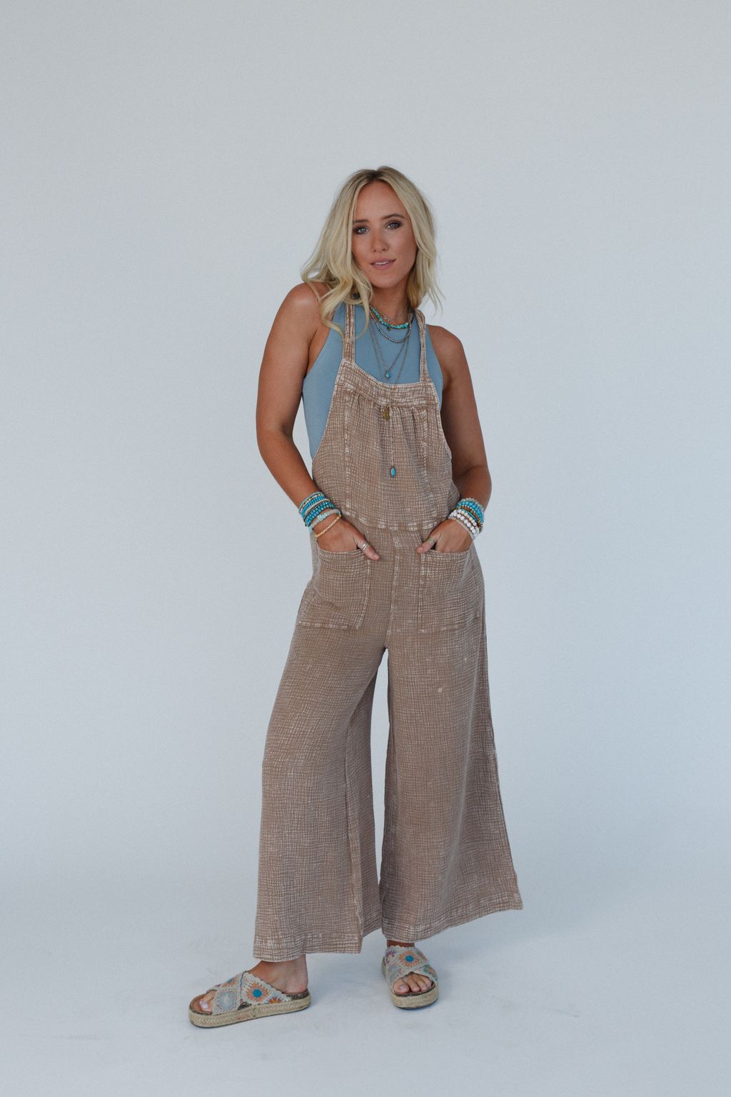 The Nest Coast To Coast Jumpsuit - Mushroom - Pre Order