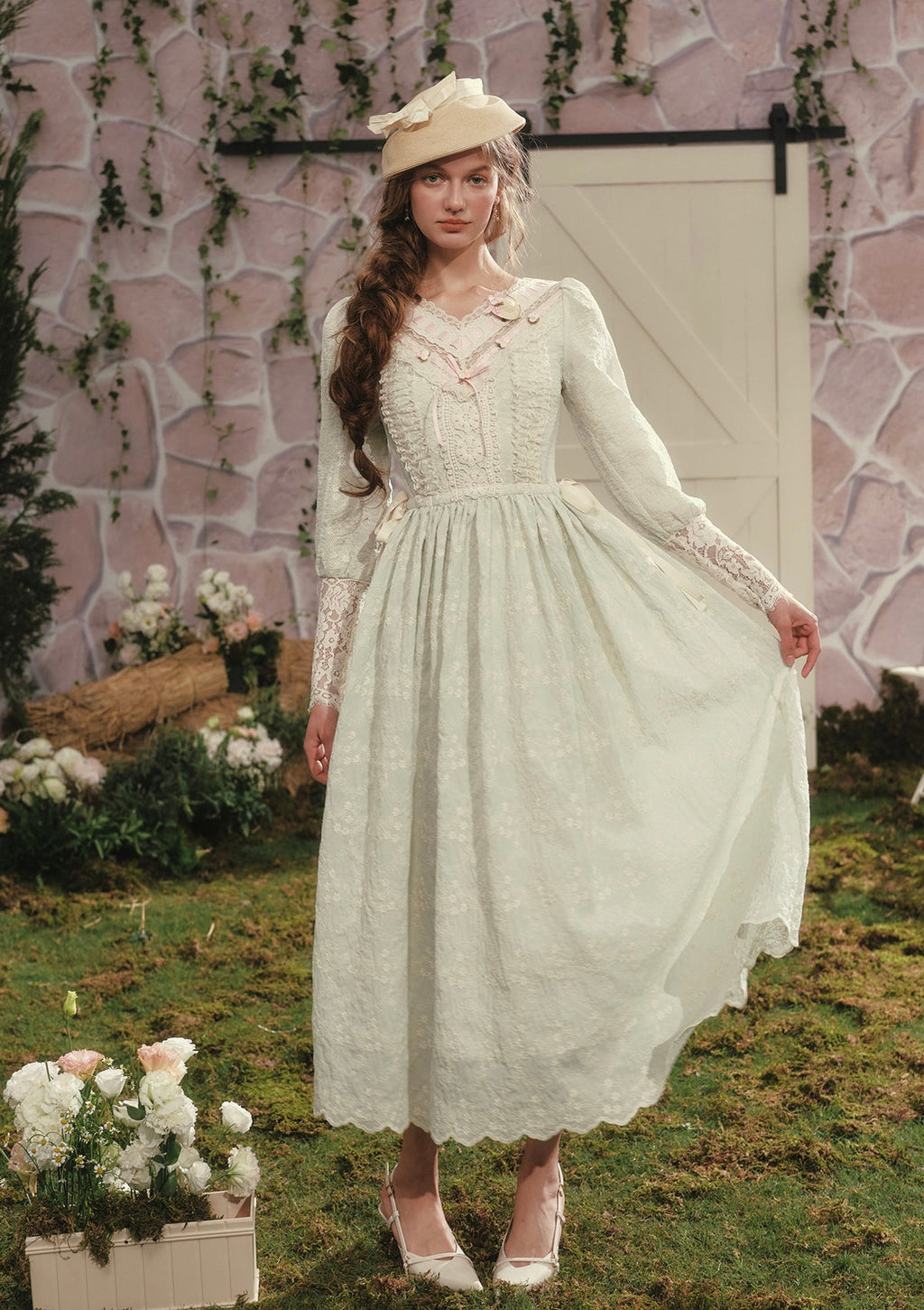 Outing Straw Hat Dress