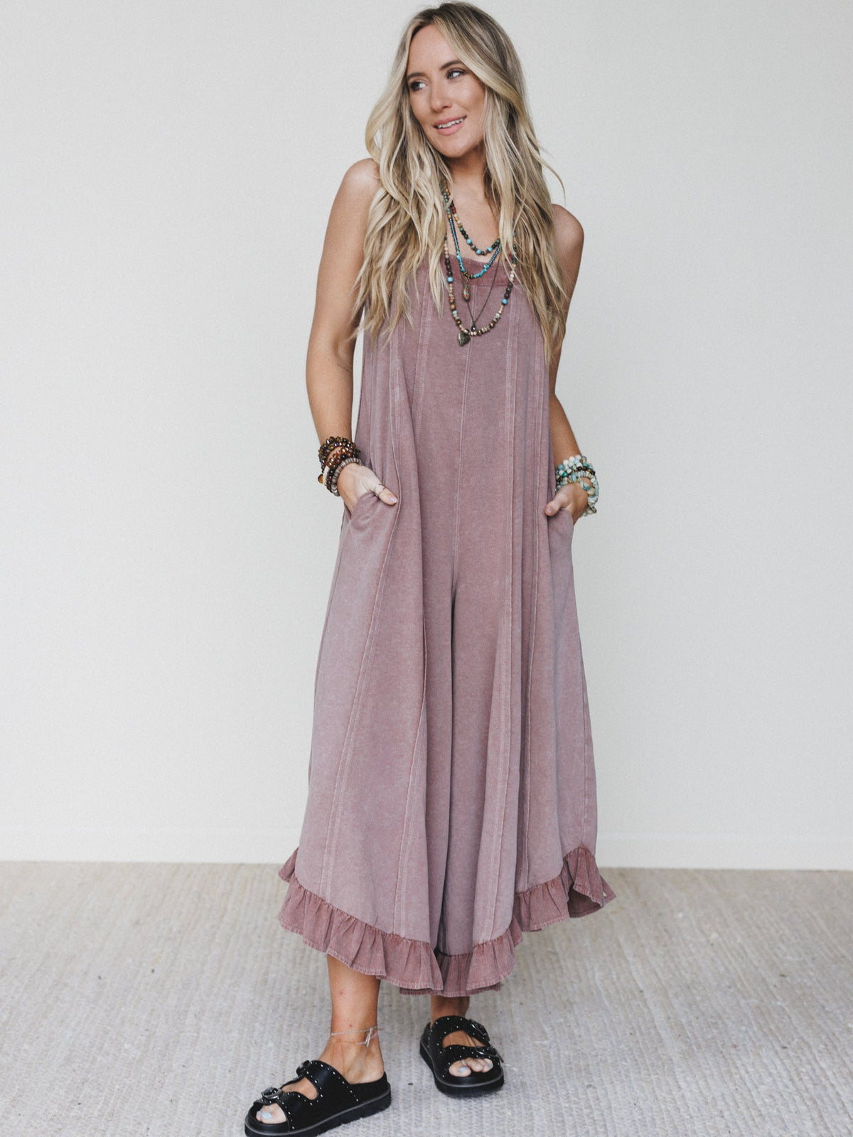 Wild Sun Jumpsuit - Coffee