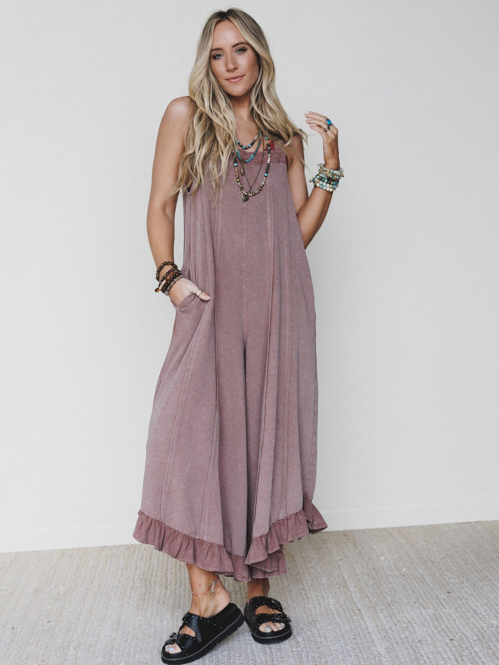 Wild Sun Jumpsuit - Coffee