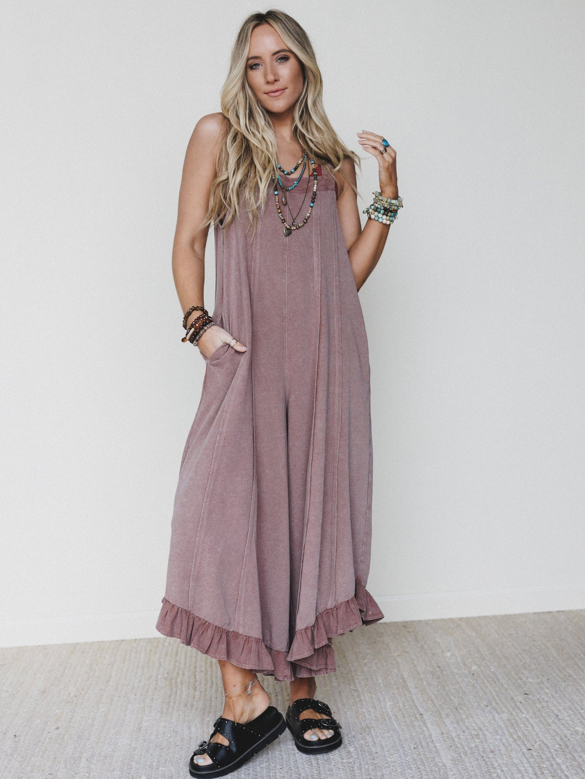 Wild Sun Jumpsuit - Coffee