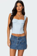 Marcella Wide Strap Corset