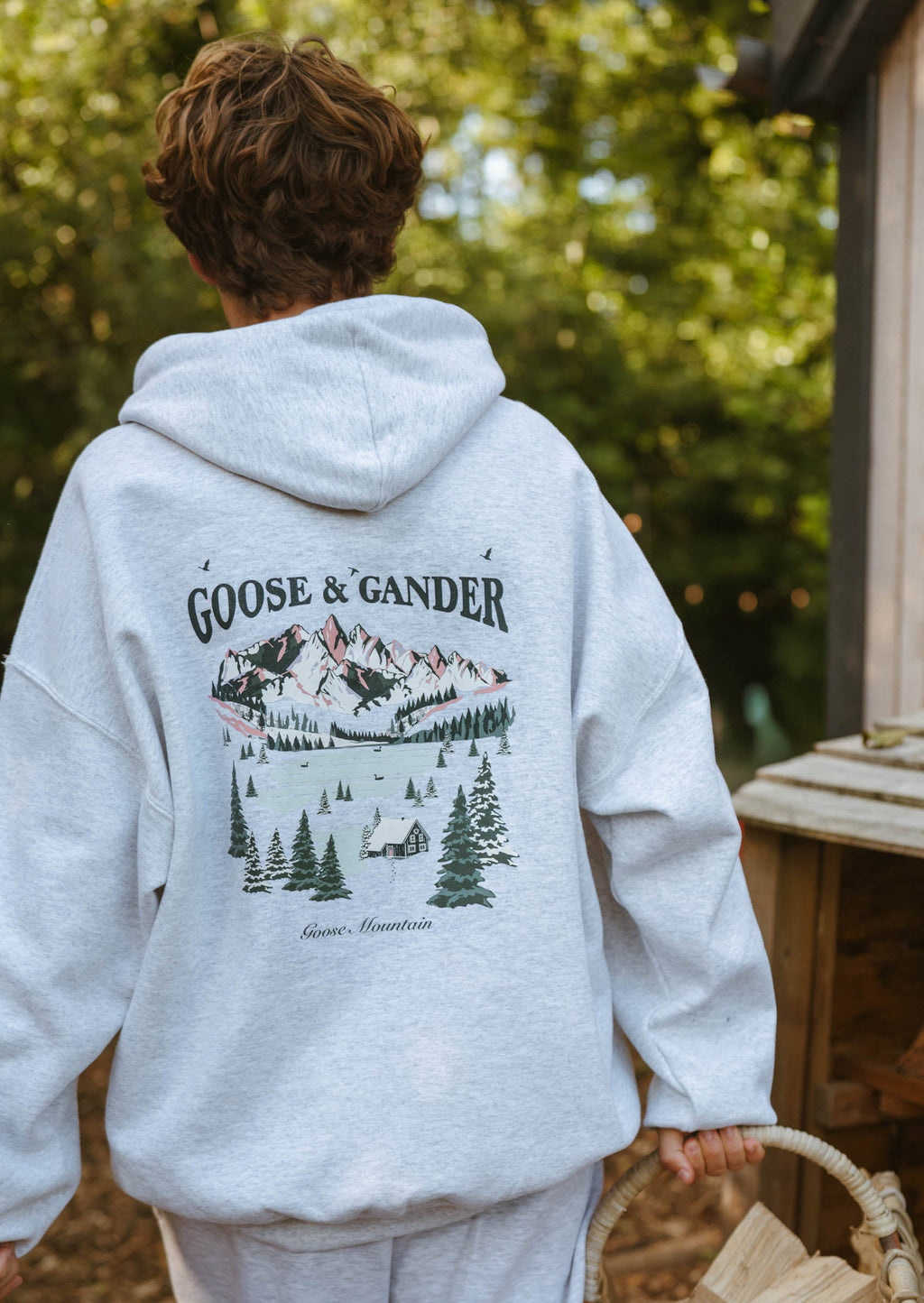 Mountain Hoodie - Ash Grey
