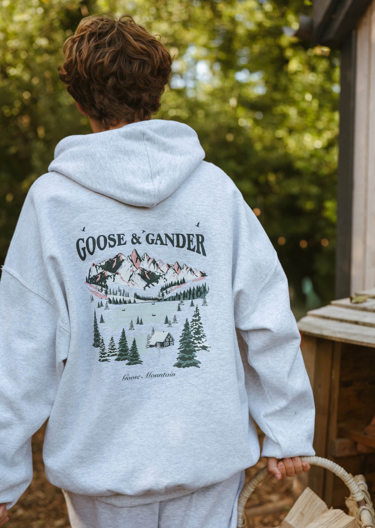 Mountain Hoodie - Ash Grey