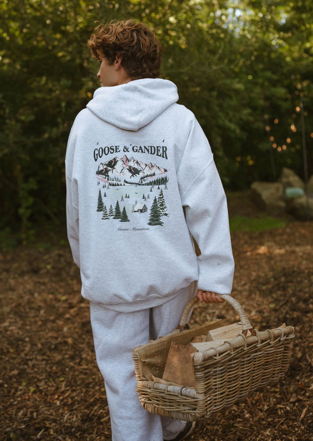 Mountain Hoodie - Ash Grey