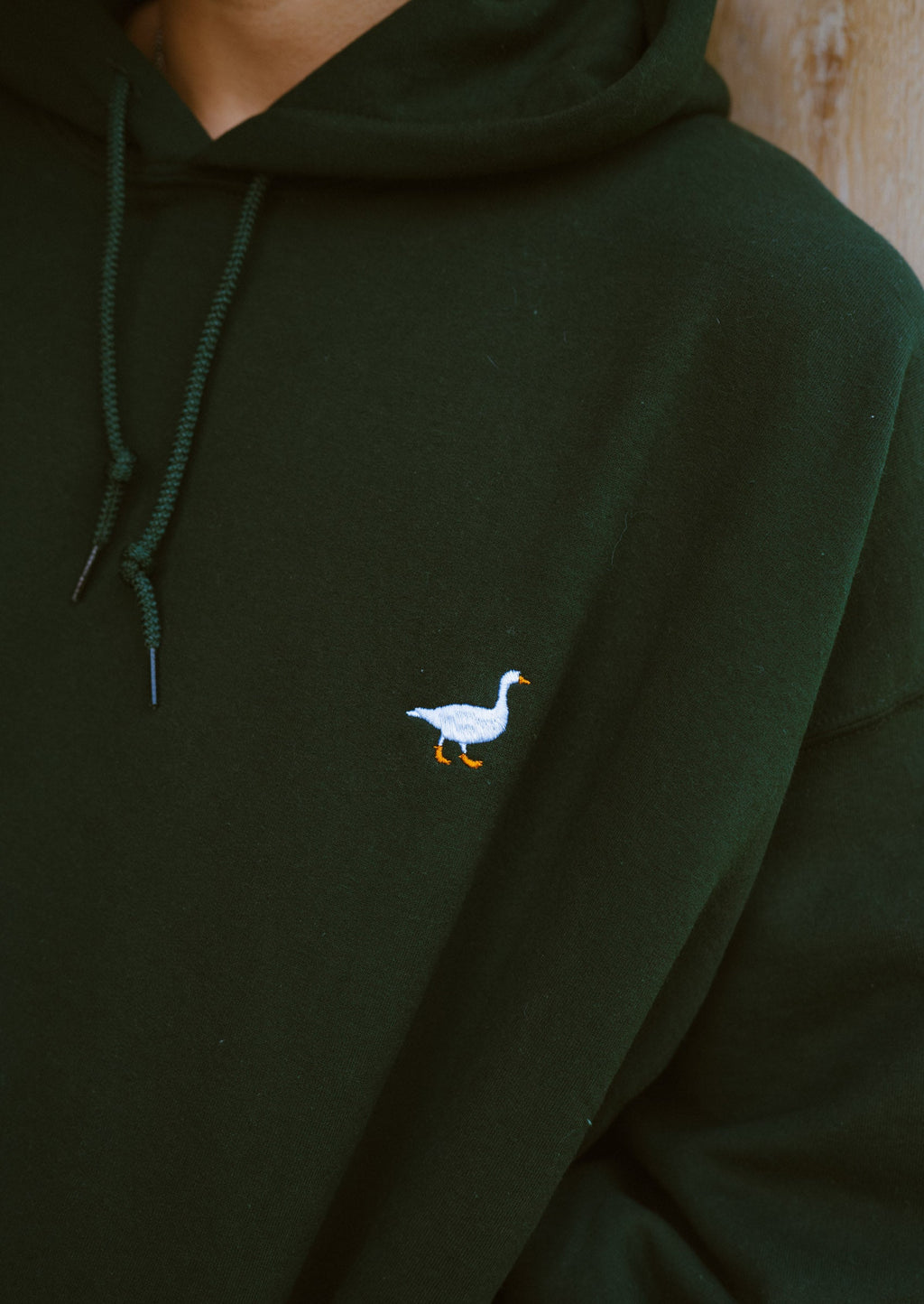 Goose Hood - Forest Green