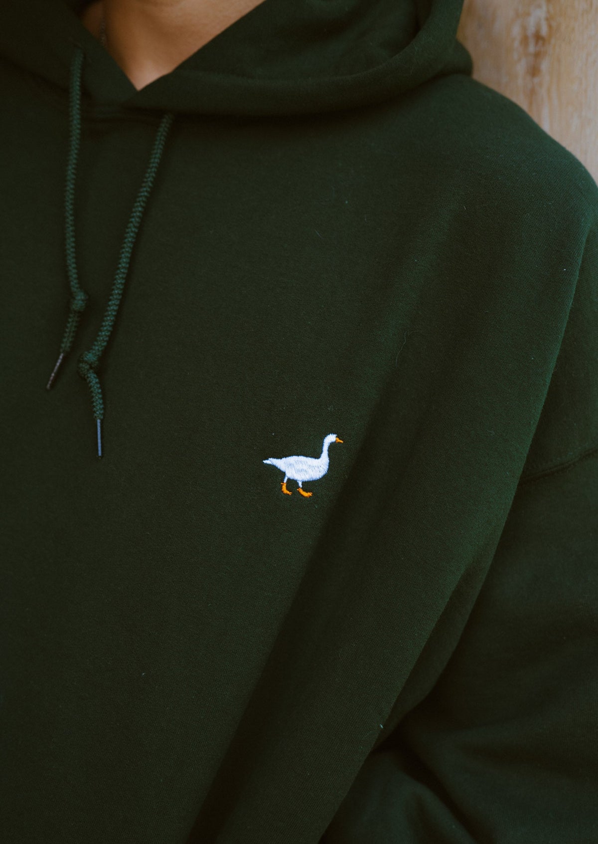 Goose Hood - Forest Green