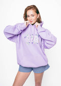 Bluebell Applique Hoodie - Orchid
