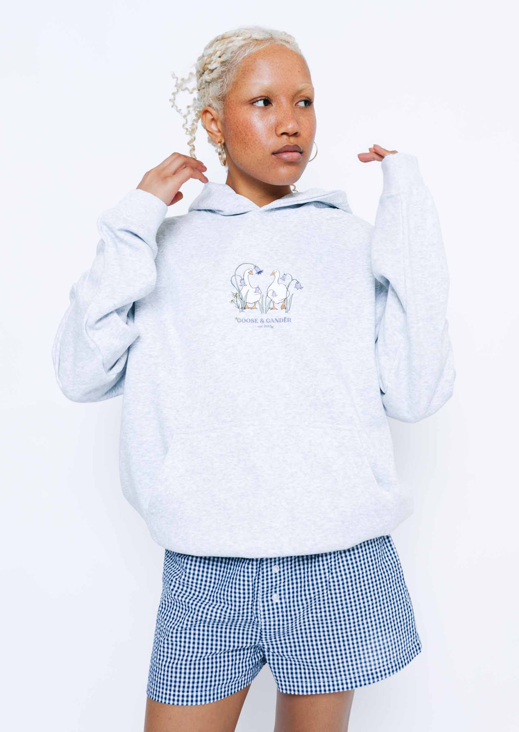 Bluebell Hoodie - Ash Grey