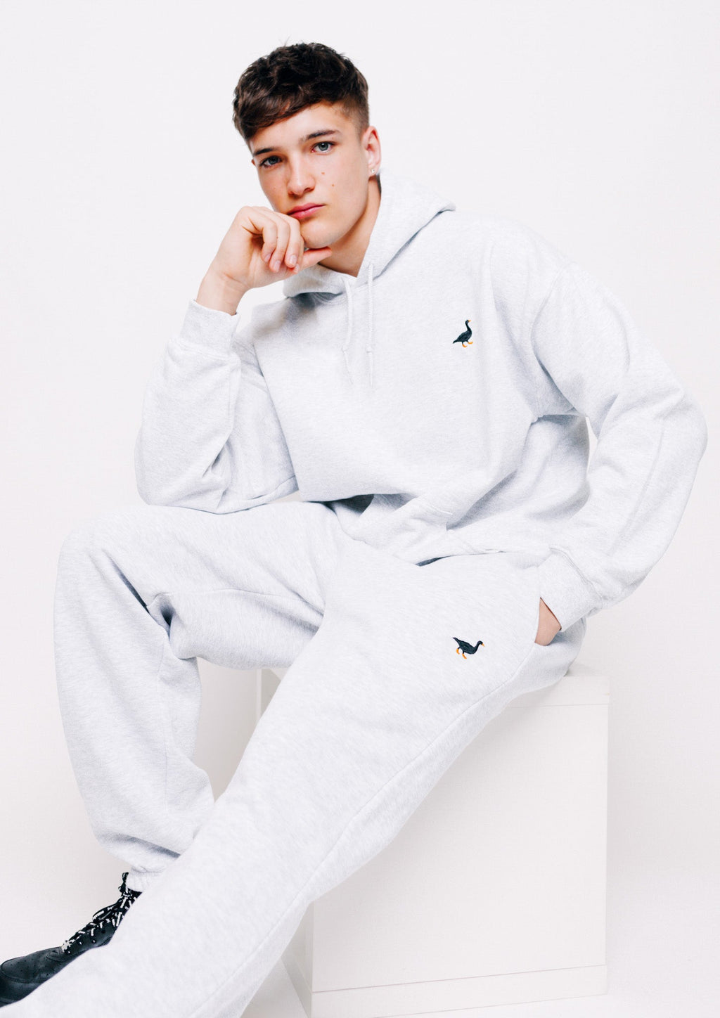 Goose Hood - Ash Grey