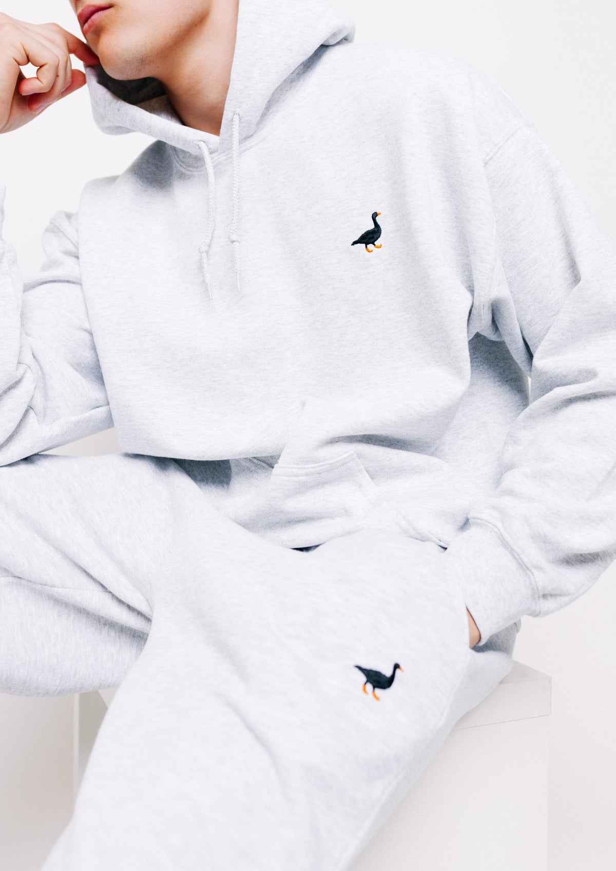Goose Hood - Ash Grey