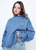Goose Hood - Indigo Blue