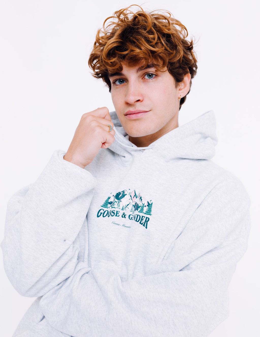Mountain Hoodie - Ash Grey