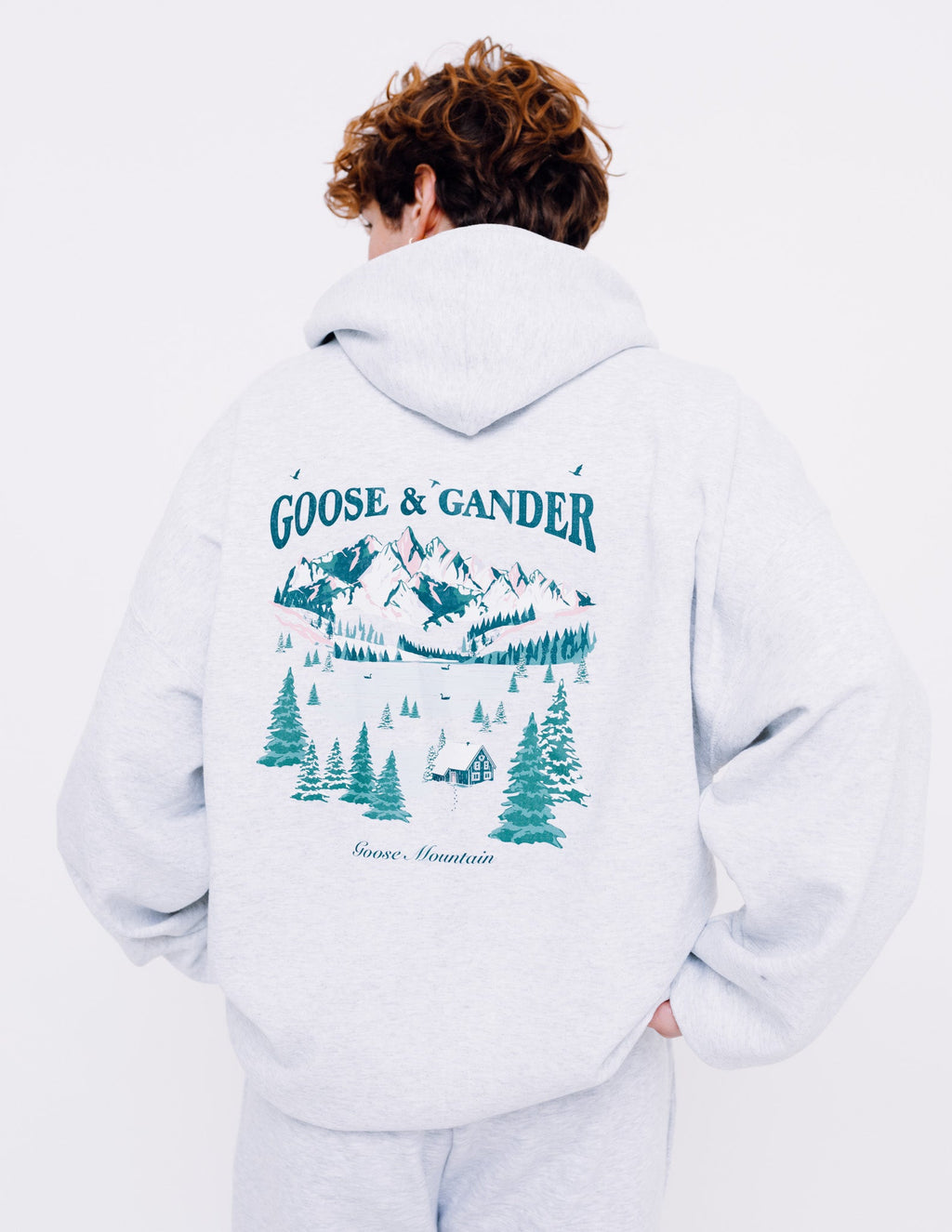 Mountain Hoodie - Ash Grey