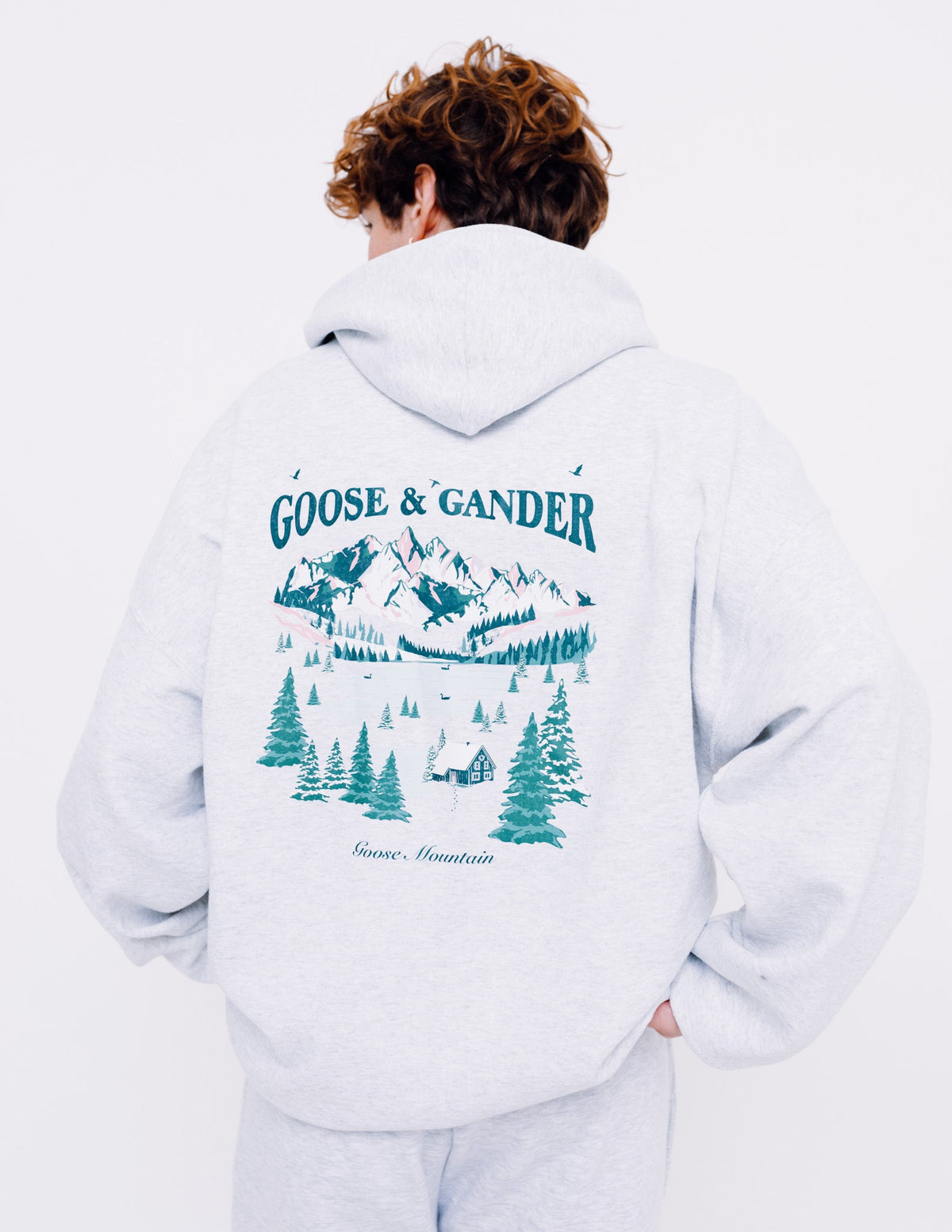 Mountain Hoodie - Ash Grey