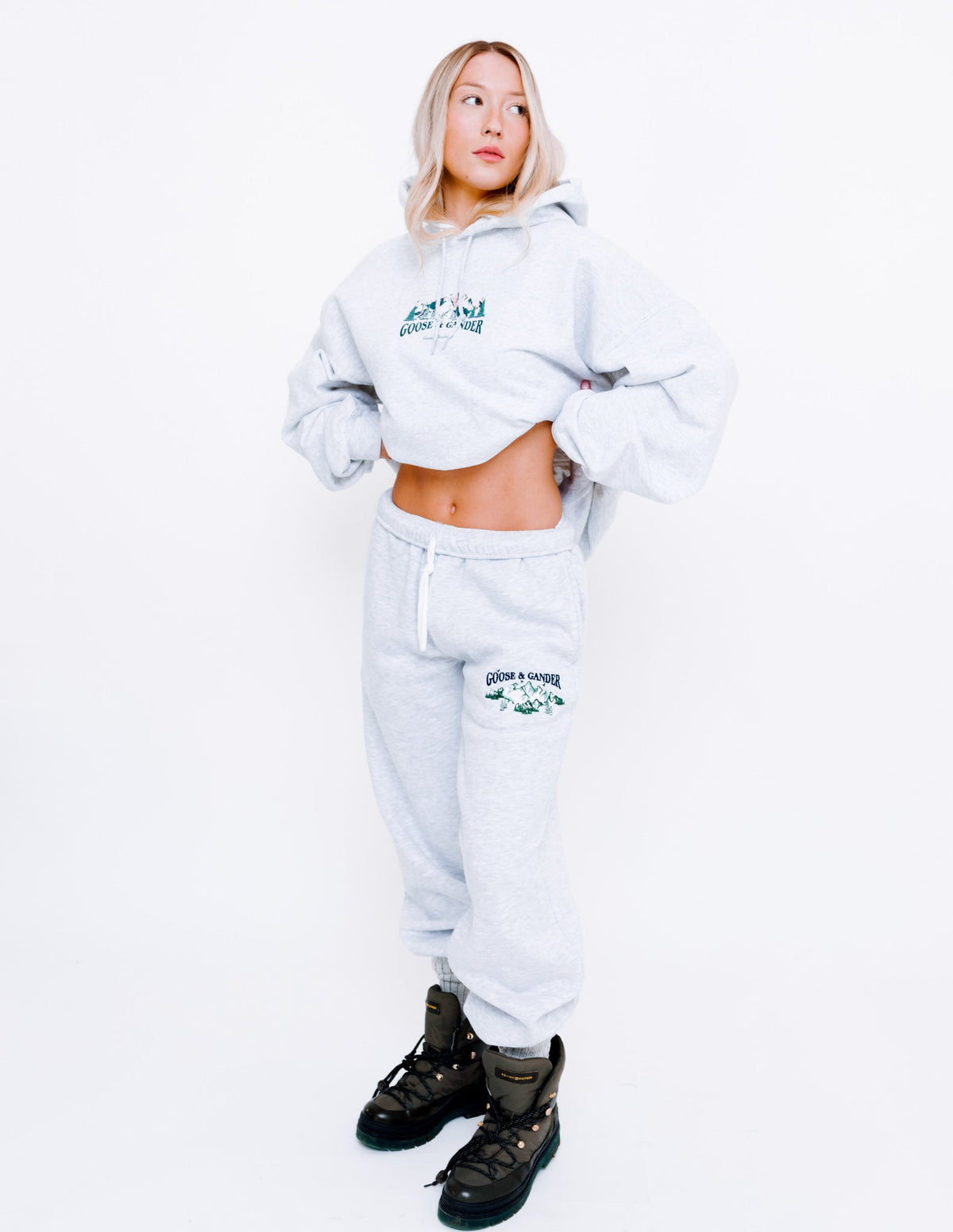 Mountain Hoodie - Ash Grey
