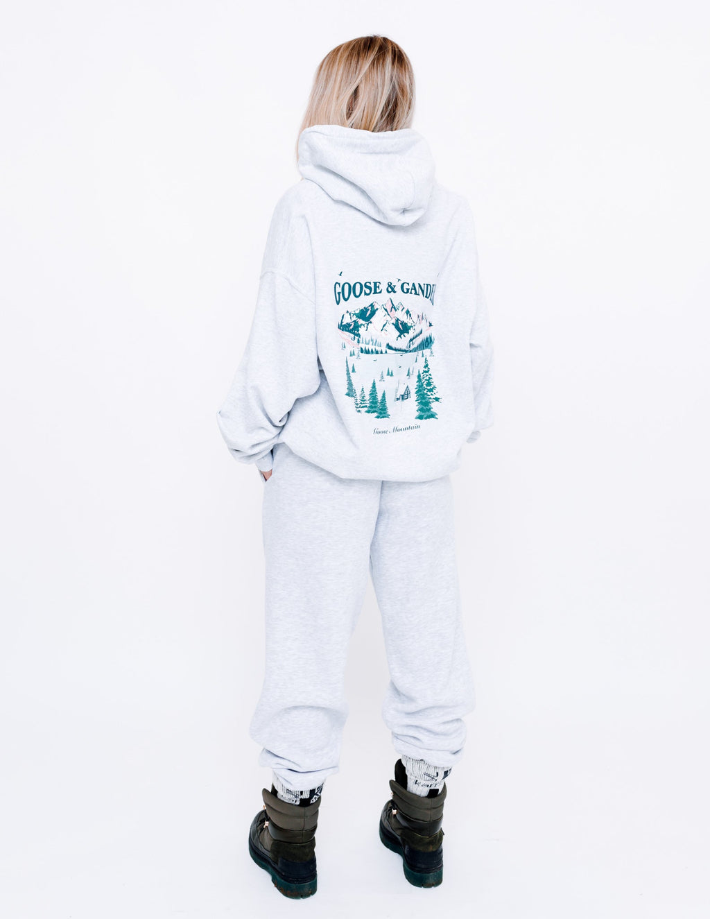 Mountain Hoodie - Ash Grey