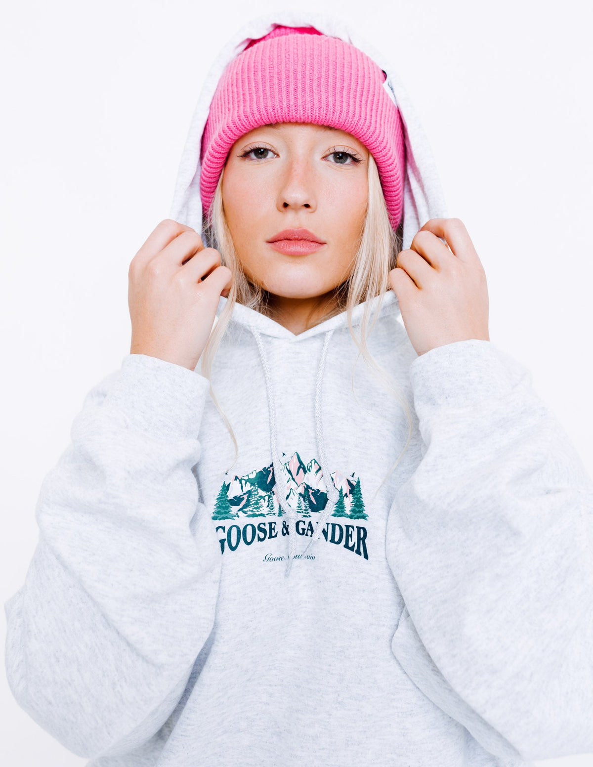 Mountain Hoodie - Ash Grey