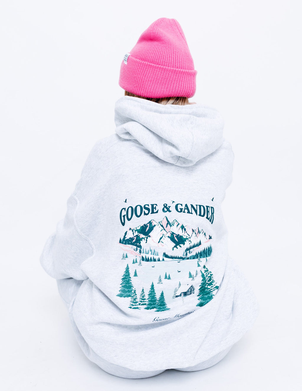 Mountain Hoodie - Ash Grey