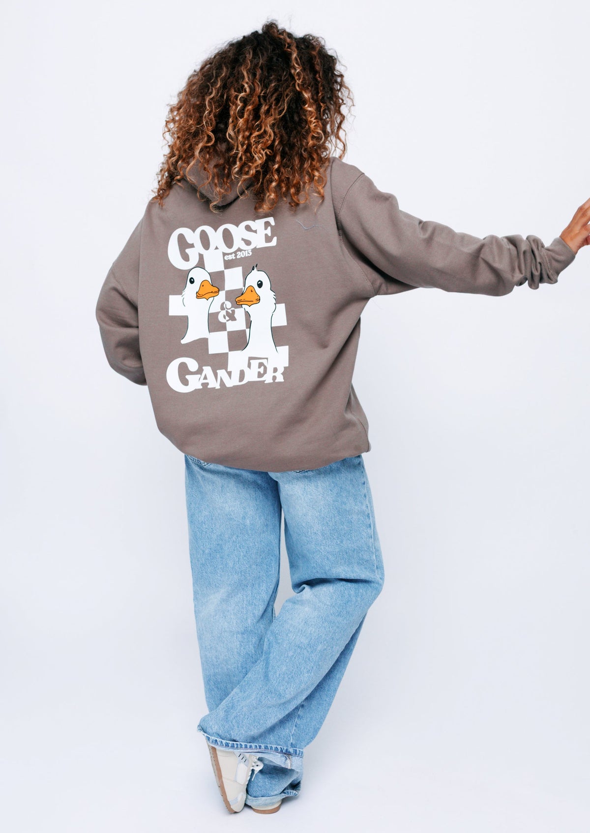 Unisex Goose Gambit Hoodie - Mocha