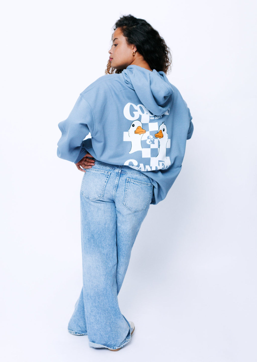Unisex Goose Gambit Hoodie - Dusky Blue