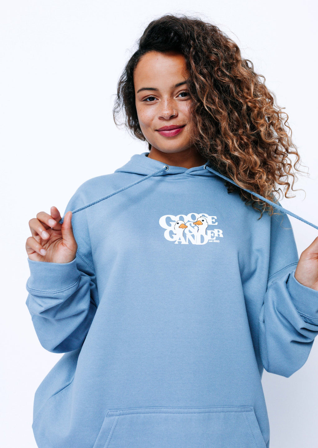 Unisex Goose Gambit Hoodie - Dusky Blue