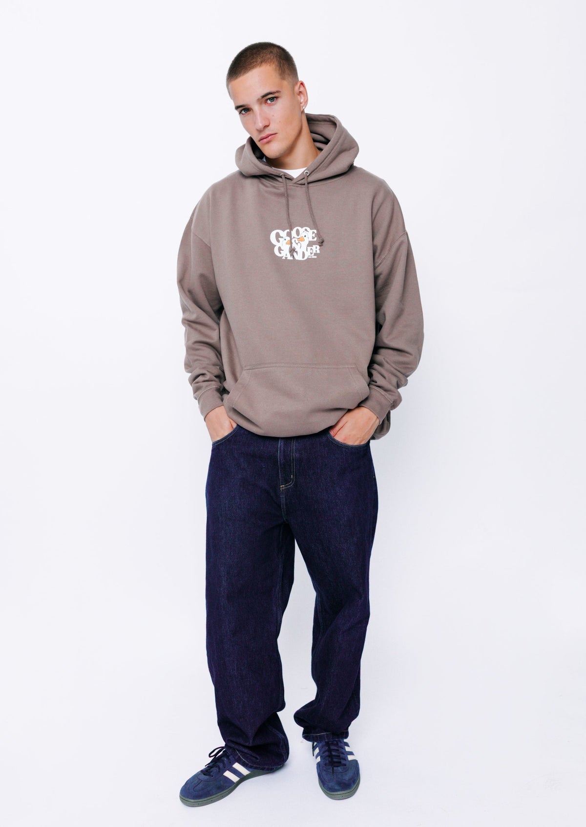 Unisex Goose Gambit Hoodie - Mocha