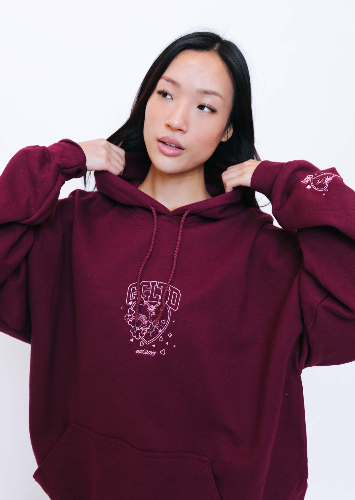 Cupid Hoodie - Burgundy