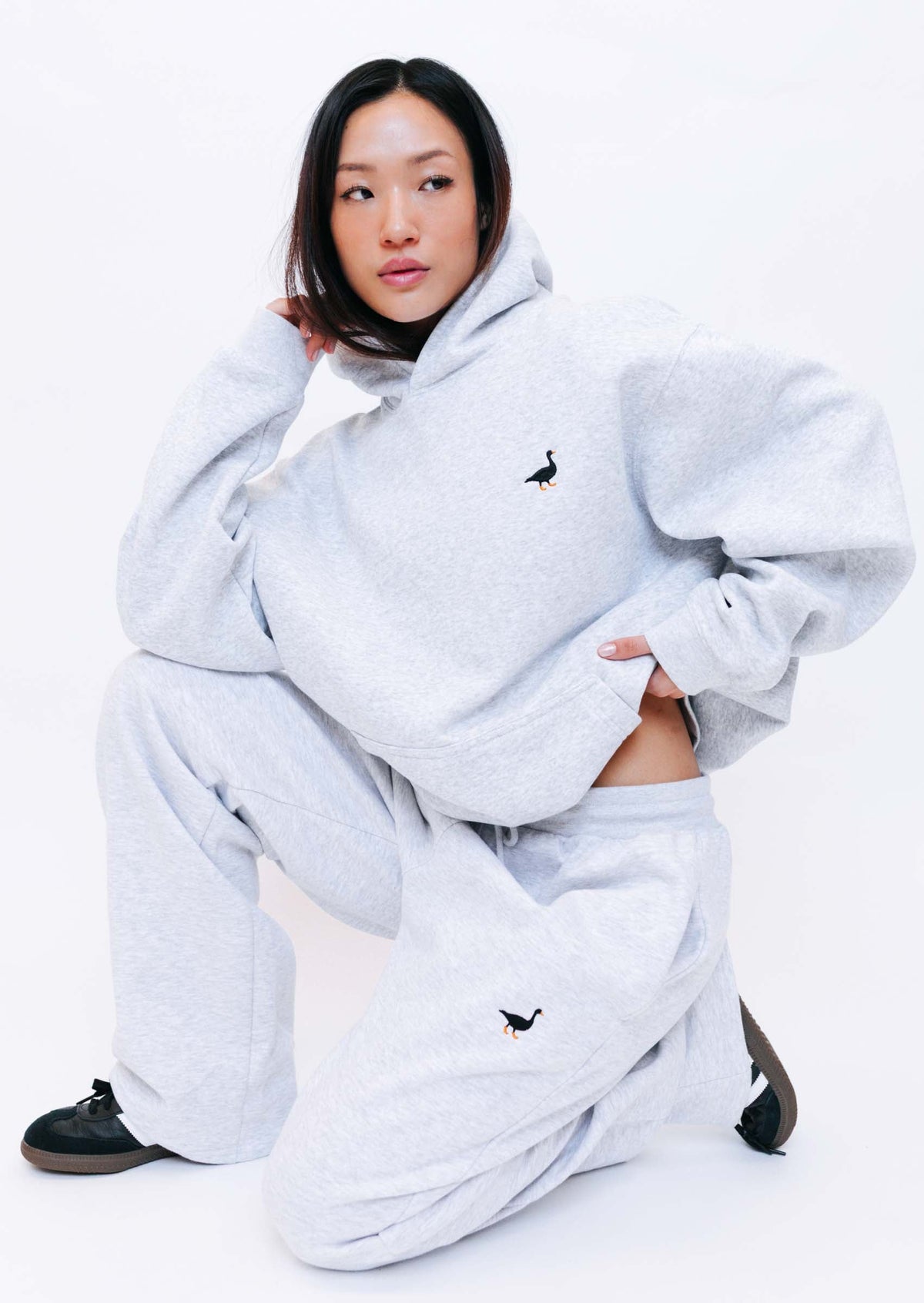 Goose Hood - Grey
