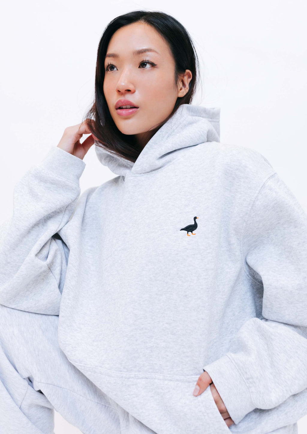 Goose Hood - Grey