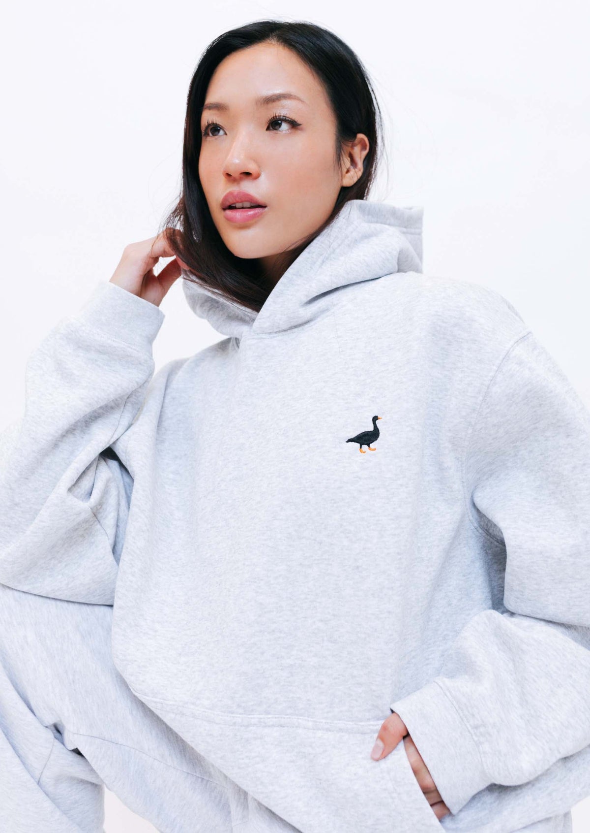 Goose Hood - Grey