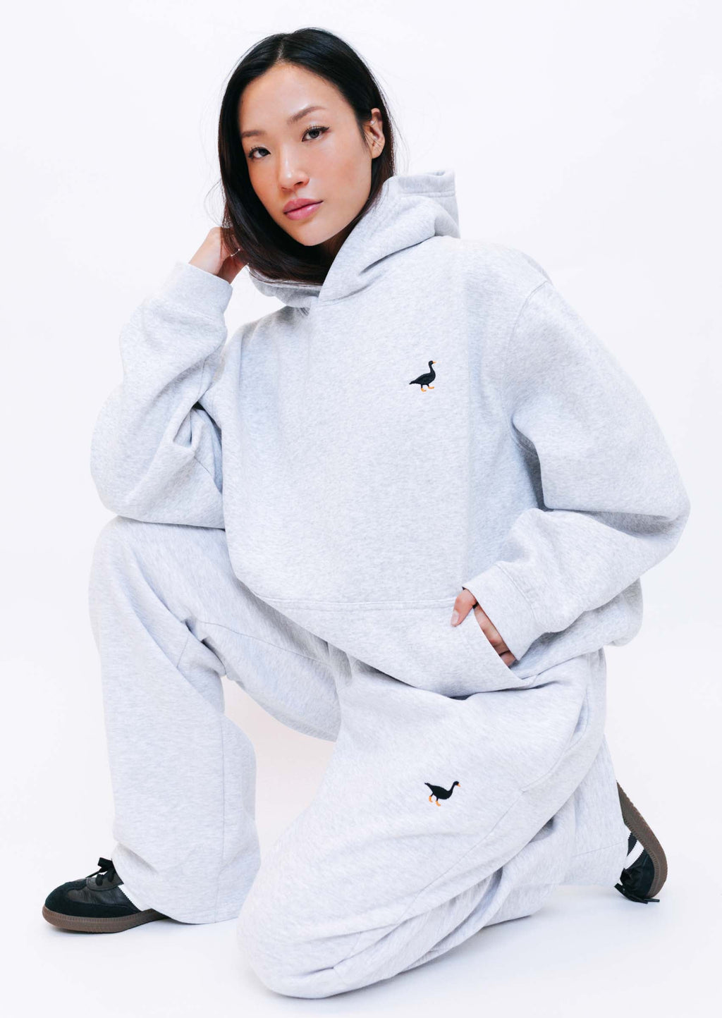 Goose Hood - Grey