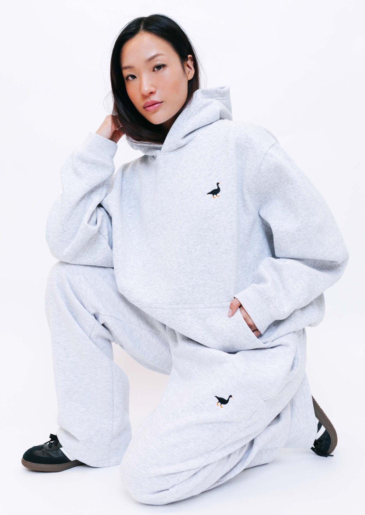 Goose Hood - Grey