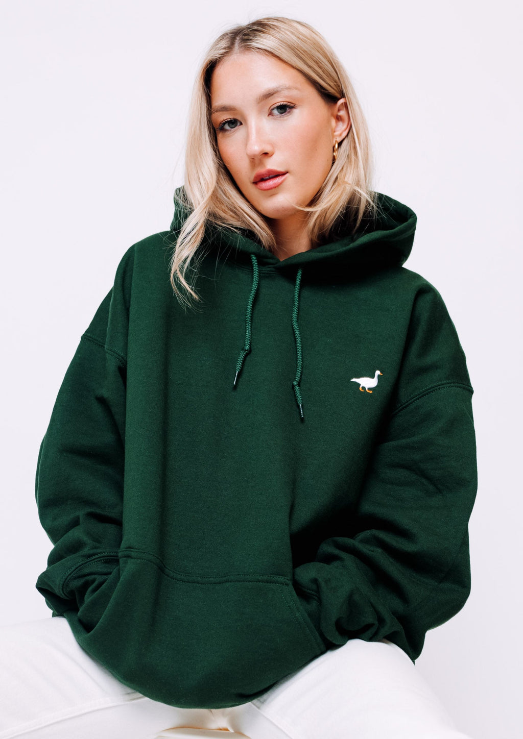 Goose Hood - Forest Green