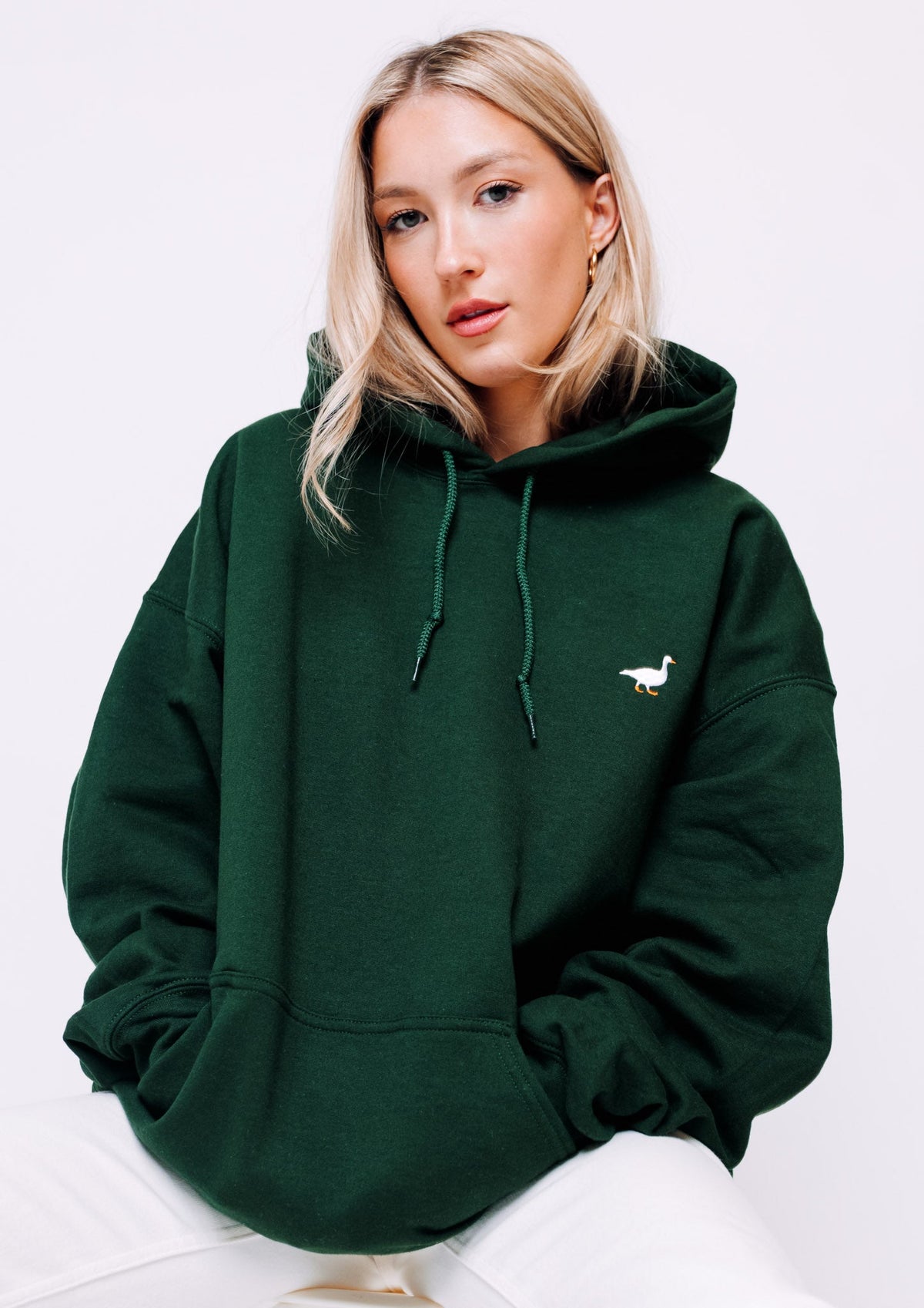 Goose Hood - Forest Green