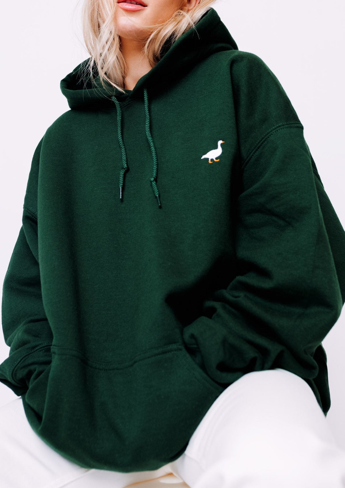 Goose Hood - Forest Green