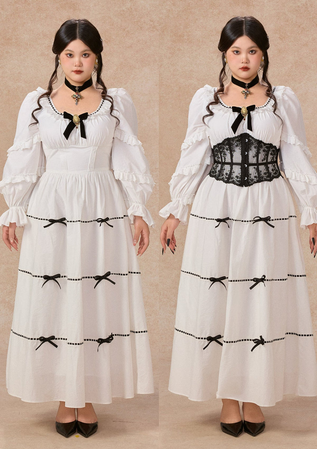 Curve&Plus Ghost Carol Dress