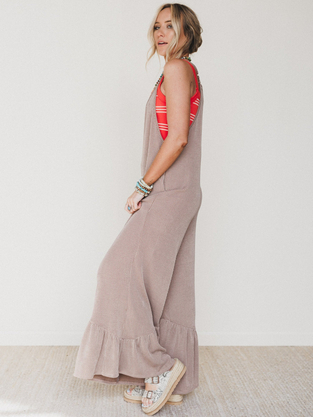 The Nest Sunday Favorite Jumpsuit - Acorn - Pre Order