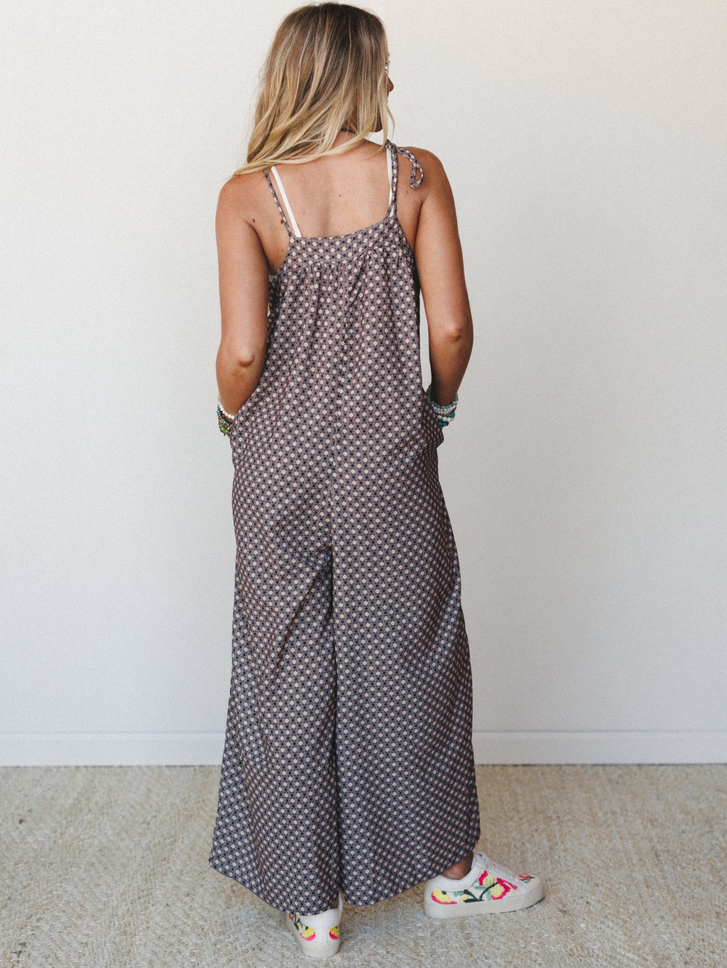 The Nest Mystic Mirage Printed Jumpsuit - Black