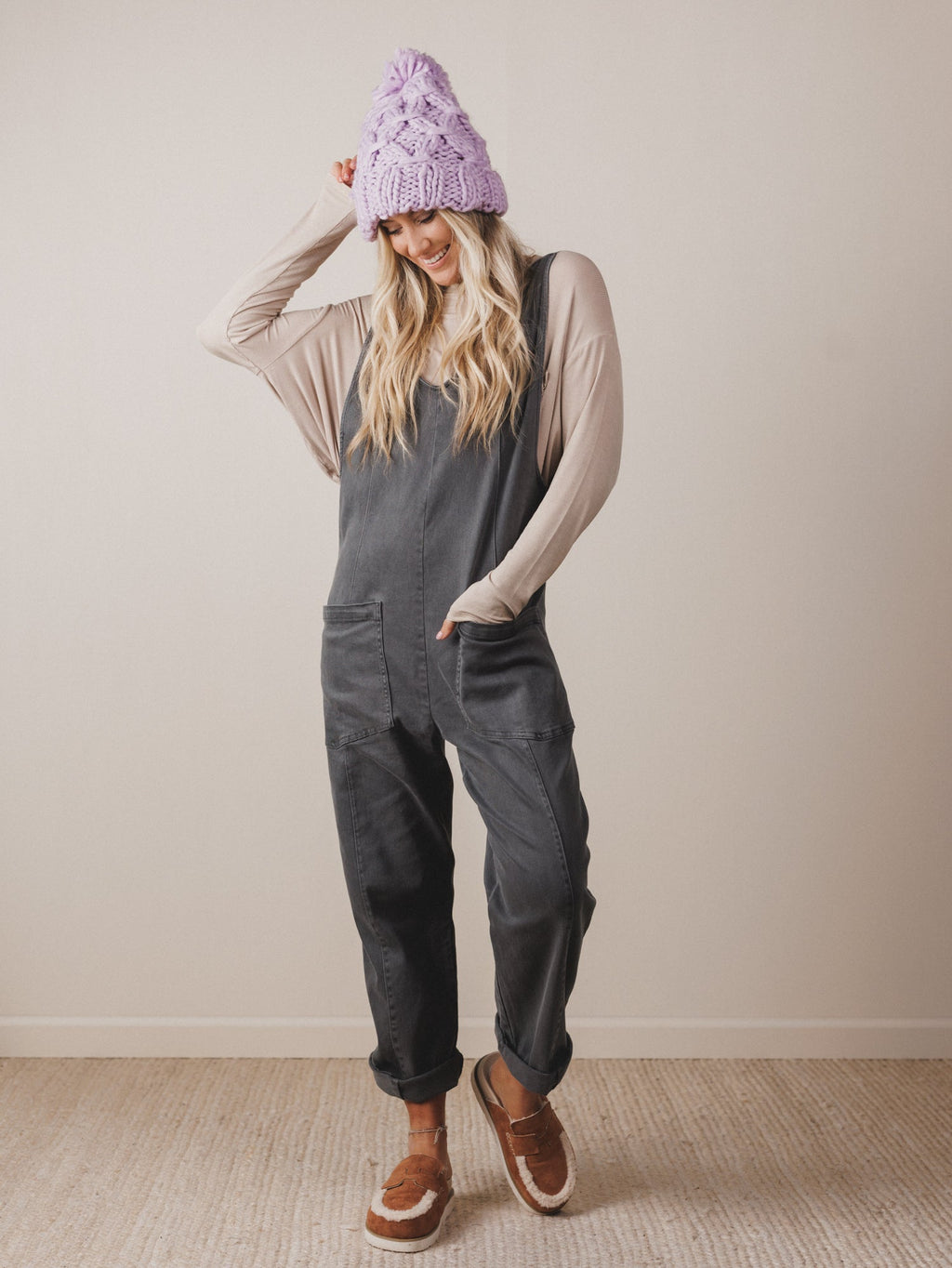 Riverbend Crossing Jumpsuit  - Ash Black