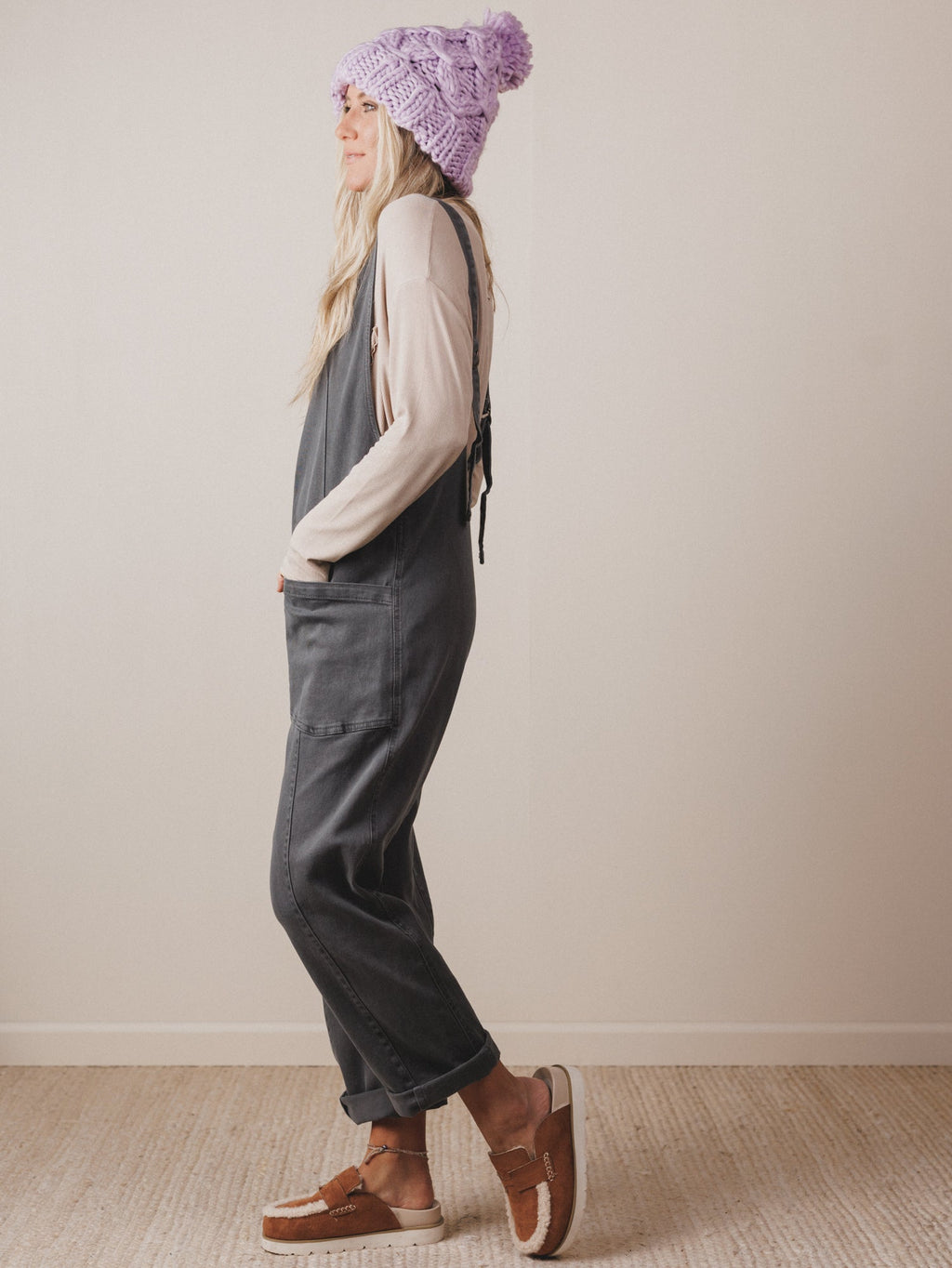 Riverbend Crossing Jumpsuit  - Ash Black