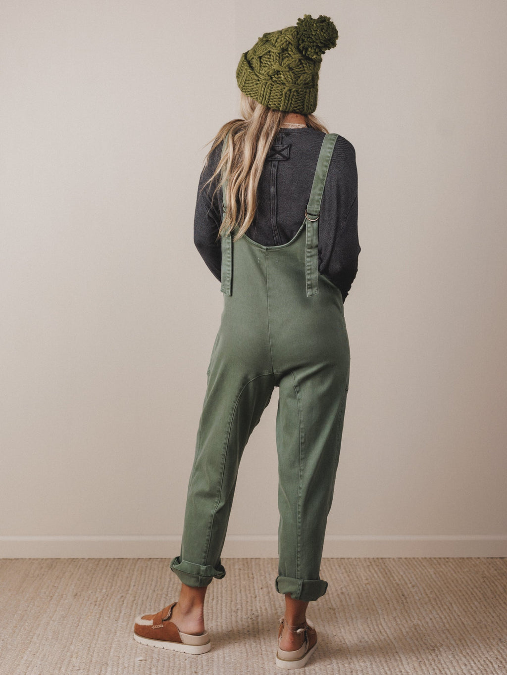 Riverbend Crossing Jumpsuit  - Olive