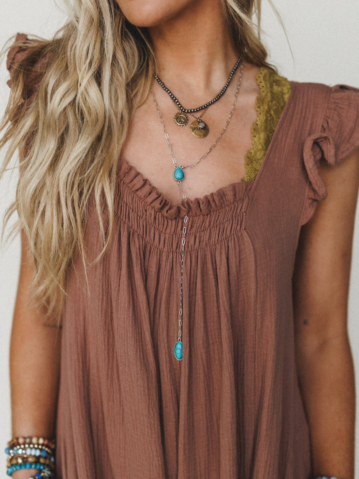 Calm Waves Jumpsuit - Mocha