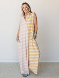 The Nest Cruise Lines Jumpsuit - Mustard Pink - Pre Order