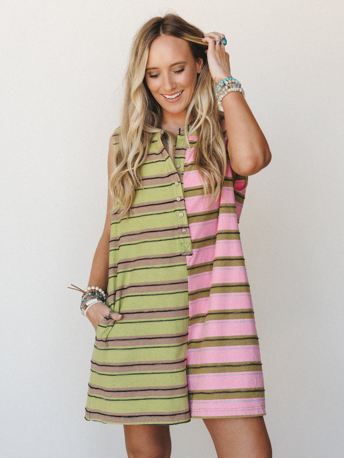 The Nest Cruise Lines Romper - Brown Pink